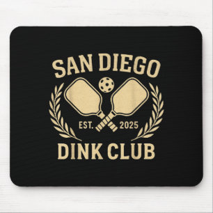 San diego california dink pickleball club athletic mouse mat