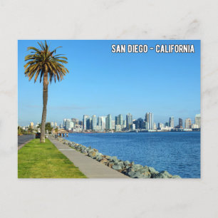 San Diego - California Holiday Postcard