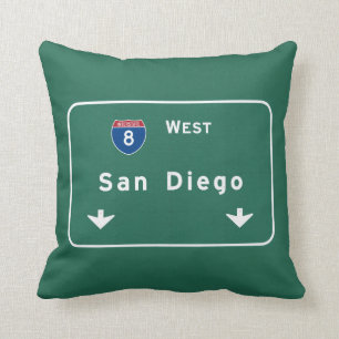 San Diego California Interstate Highway Freeway : Cushion