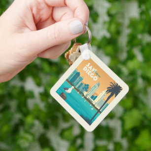 San Diego, California Key Ring