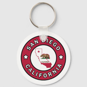 San Diego California Key Ring