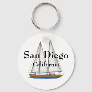 San Diego California Key Ring