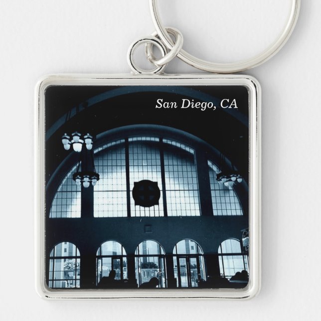 San Diego, California Key Ring (Front)
