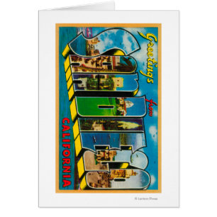 San Diego, California - Large Letter Scenes