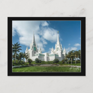 San Diego California LDS Temple Postcard