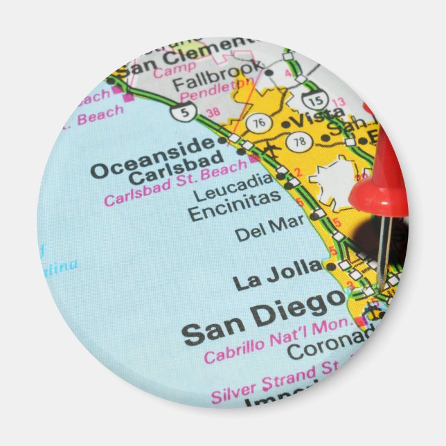 San Diego, California Magnet (Front)