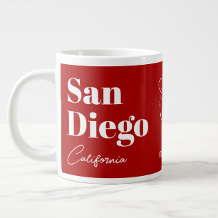 San Diego California OR YOUR TEXT Large Coffee Mug