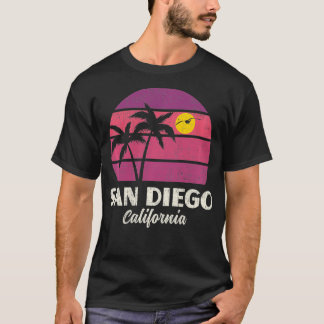 San Diego California Palms Vintage Love San Diego T-Shirt