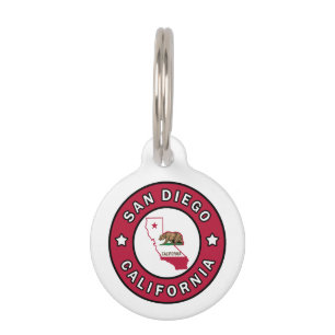 San Diego California Pet Tag