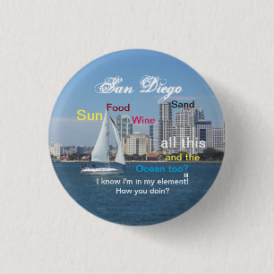 San Diego, California Pin