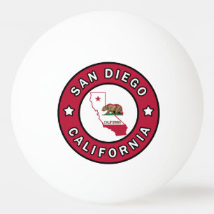 San Diego California Ping Pong Ball