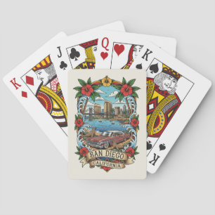 San Diego California Playing Cards