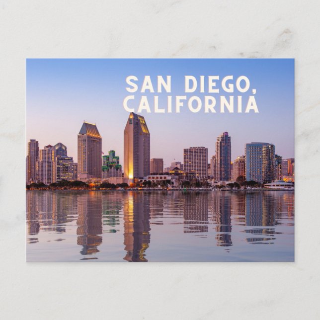 San Diego California Postcard (Front)