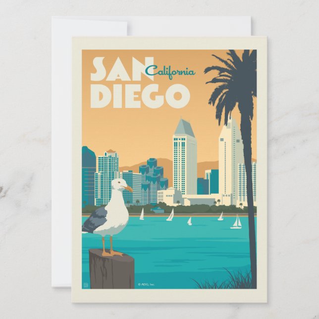 San Diego, California | Save the Date (Front)
