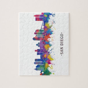 San Diego California Skyline Jigsaw Puzzle