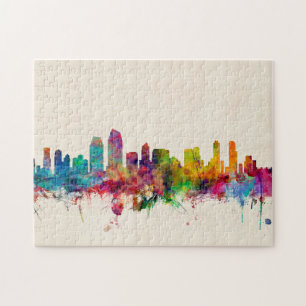 San Diego California Skyline Jigsaw Puzzle