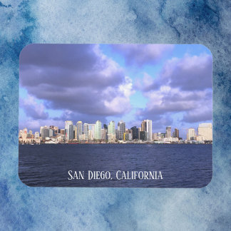 San Diego California Skyline Personalise Magnet