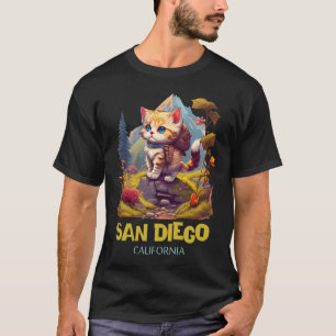 San Diego California Souvenir Hiking 1 T-Shirt