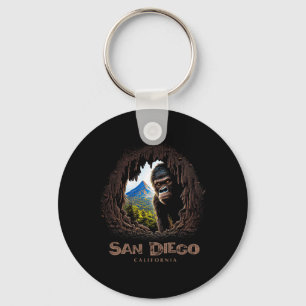 San Diego California Souvenir Hiking Key Ring