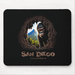 San Diego California Souvenir Hiking Mouse Mat