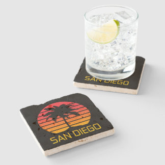 San Diego California Stone Coaster