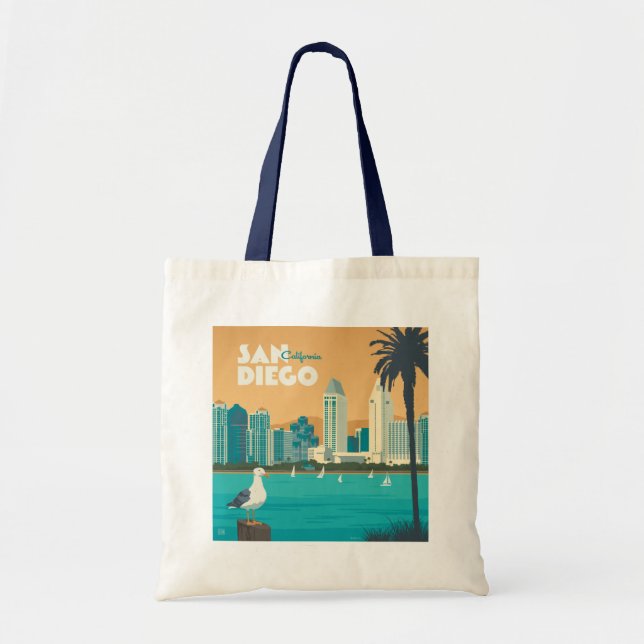 San Diego, California Tote Bag (Front)