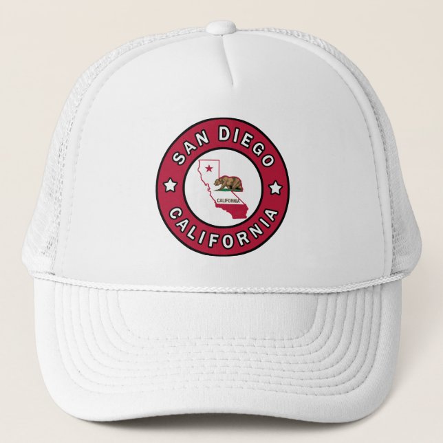 San Diego California Trucker Hat (Front)