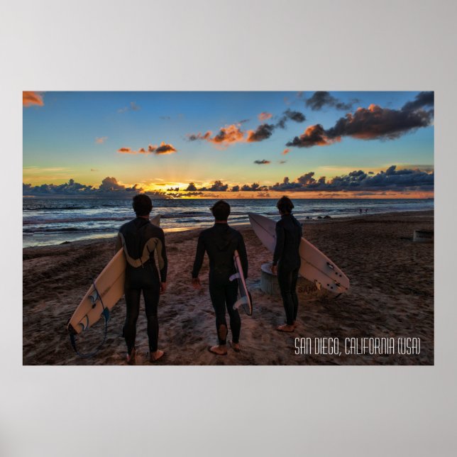 San Diego, California (USA) Poster (Front)