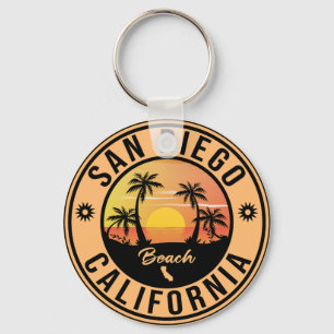 San Diego California Vacation Souvenirs Key Ring