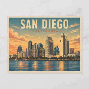 San Diego California Vintage Postcard