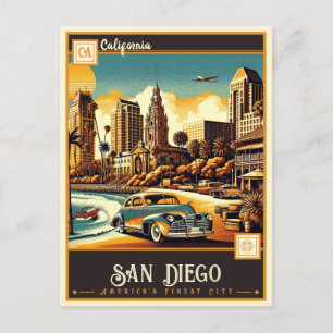 San Diego, California Vintage Postcard