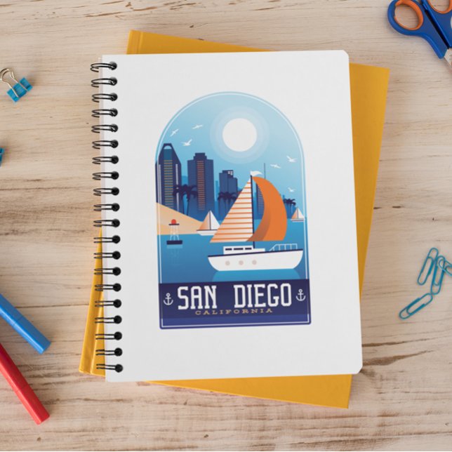 San Diego California Vintage Travel Notebook (San Diego Vintage Travel notebook)