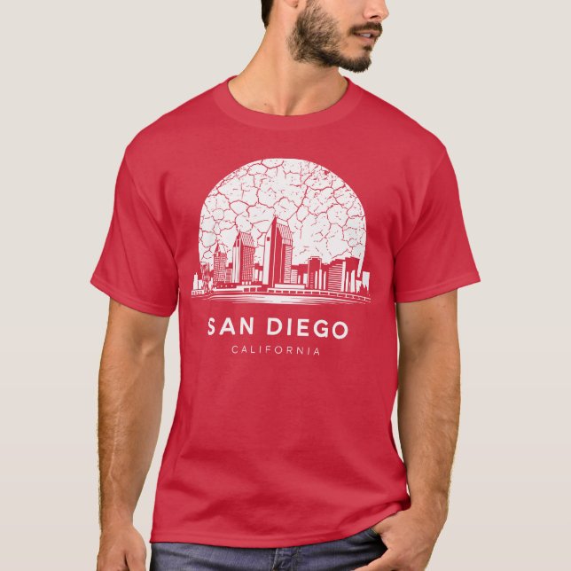 San Diego City California funny T-Shirt (Front)
