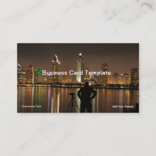 San Diego City Lights Photographer Business Card