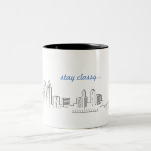 San Diego City Skyline Stay Classy Coffee Mug