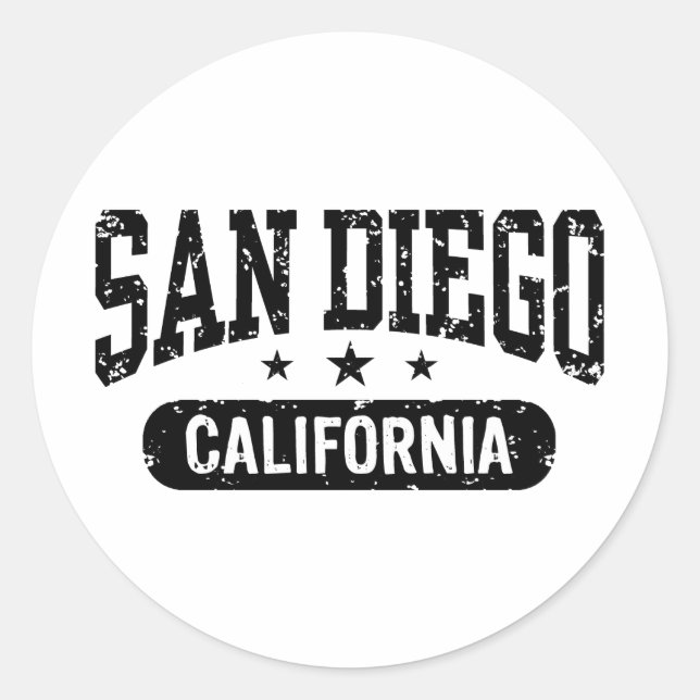 San Diego Classic Round Sticker (Front)