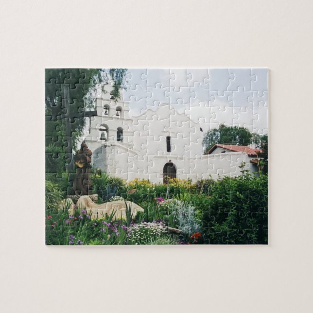 San Diego de Alcala California mission puzzle (Horizontal)
