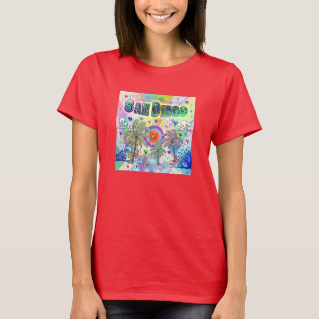San Diego Deep Dream T-Shirt (Front)