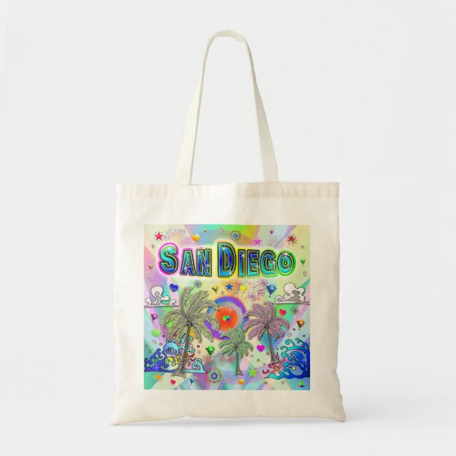 San Diego Deep Dream Tote Bag (Front)