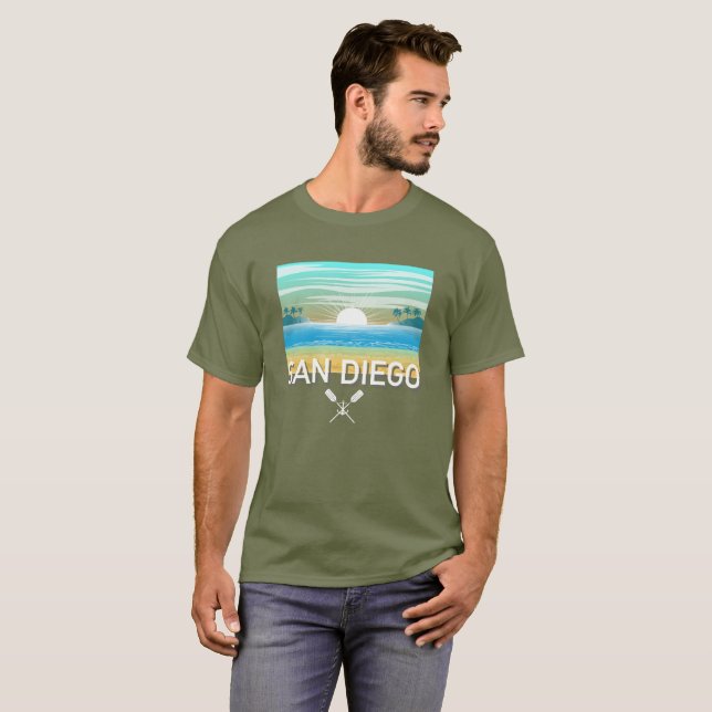 San Diego Design - Basic Dark T-Shirt (Front Full)