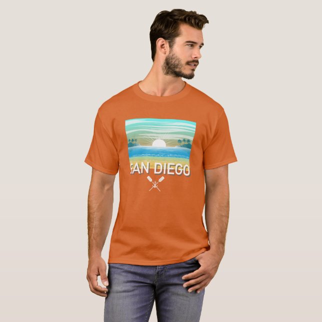 San Diego Design - Basic Dark T-Shirt (Front Full)