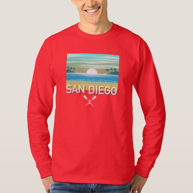 San Diego Design - Basic Long Sleeve T-Shirt (Front)