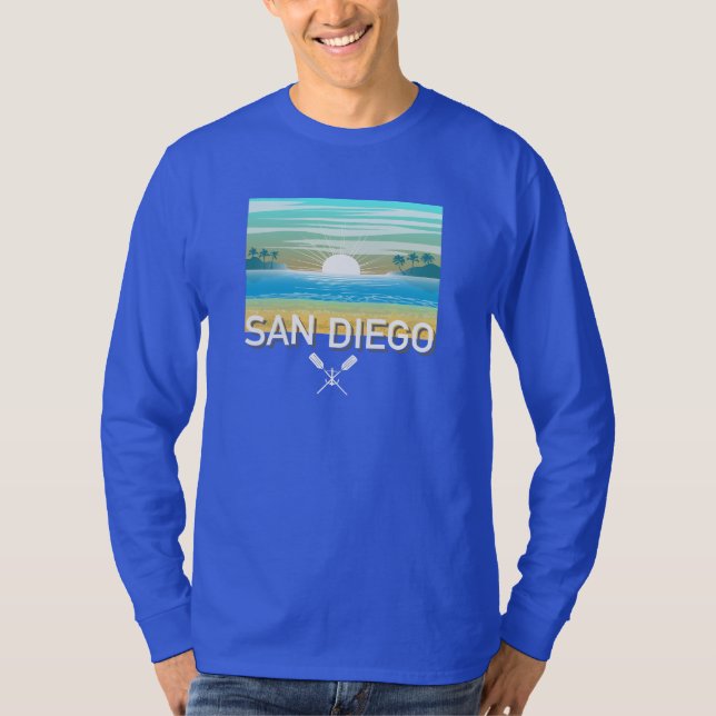San Diego Design - Basic Long Sleeve T-Shirt (Front)
