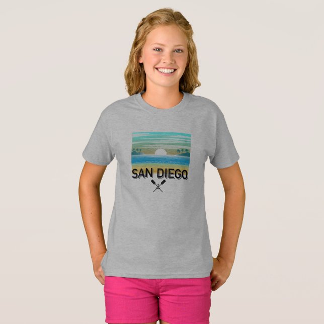 San Diego Design - Girls' Basic T-Shirt (Front Full)