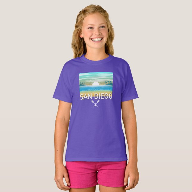San Diego Design - Girls' Basic T-Shirt (Front Full)