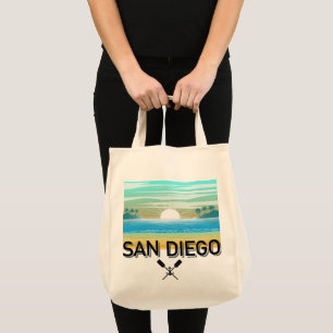 San Diego Design - Grocery Tote Bag