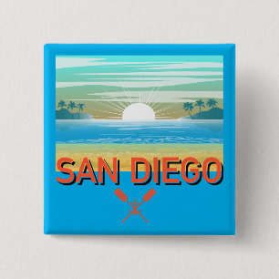 San Diego Design - Square Button