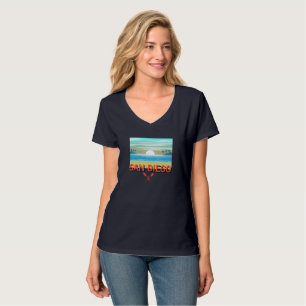 San Diego Design - Women's Basic V-Neck T-Shirt