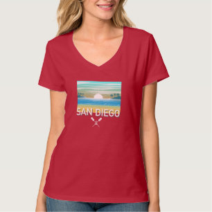 San Diego Design - Women's Basic V-Neck T-Shirt