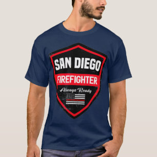 San Diego Fire  Rescue Firefighter First T-Shirt